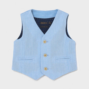 Mayoral Boys' Elegant Vest Mayoral 1341-35 Blue(STHE)