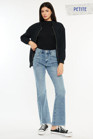 KANCAN PETITE WIDE LEG JEAN KC5511M-PE
