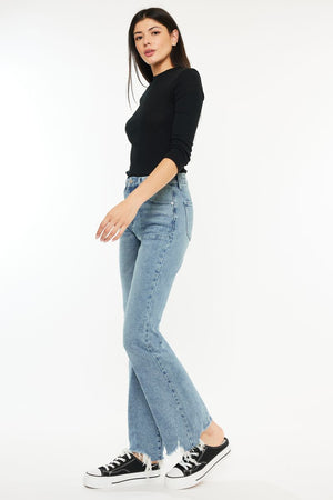 KANCAN PETITE WIDE LEG JEAN KC5511M-PE