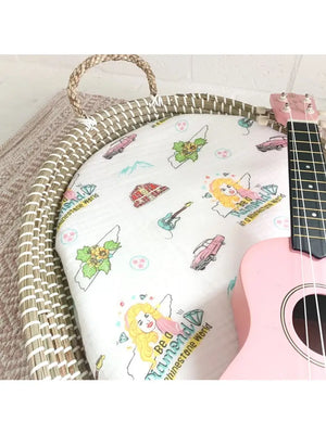 Little Hometown Tennessee Baby Floral Swaddle Blanket (STHE)