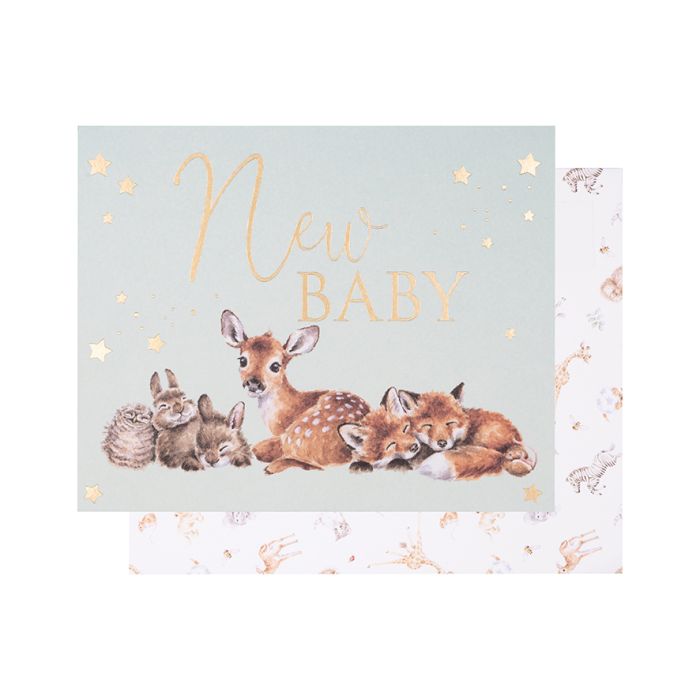 Wrendale Design 'LITTLE FOREST' WOODLAND ANIMAL CARD (HE)