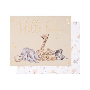 Wrendale Design 'LITTLE SAVANNAH' AFRICAN ANIMAL CARD (HE)
