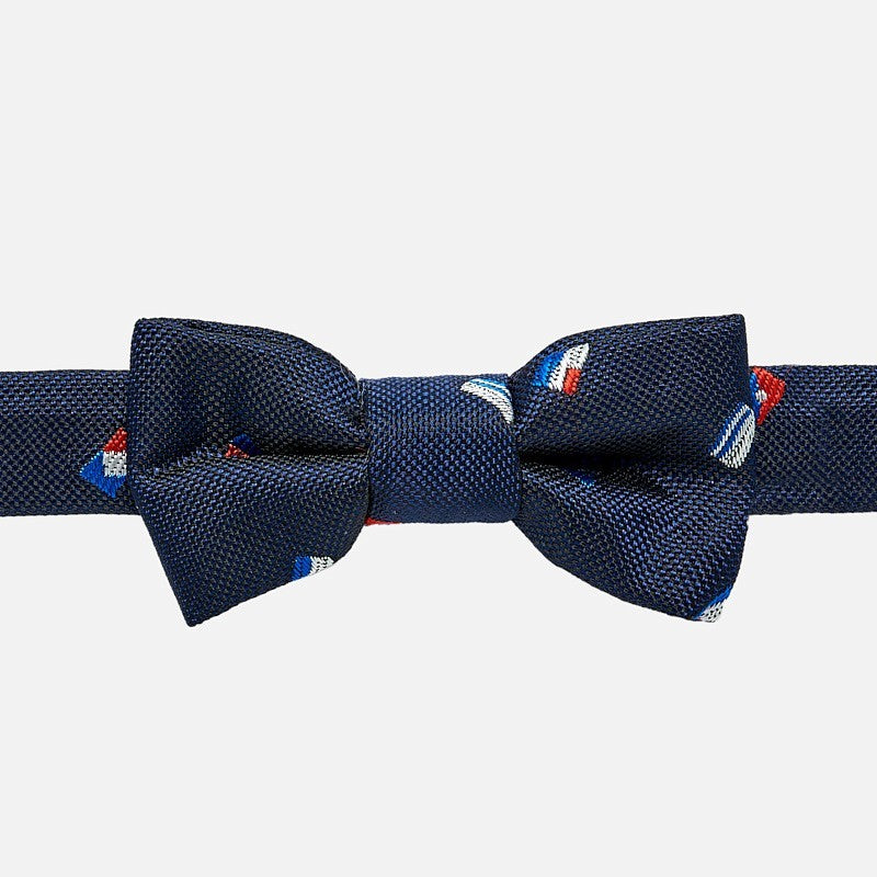 Mayoral 10553 Navy Bow Tie with Flags (STHE)