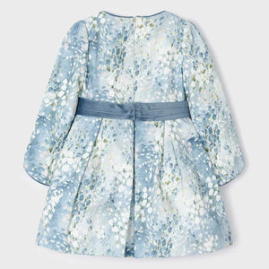 Mayoral 4913 Jacquard Dress - Bluebell (STHE)