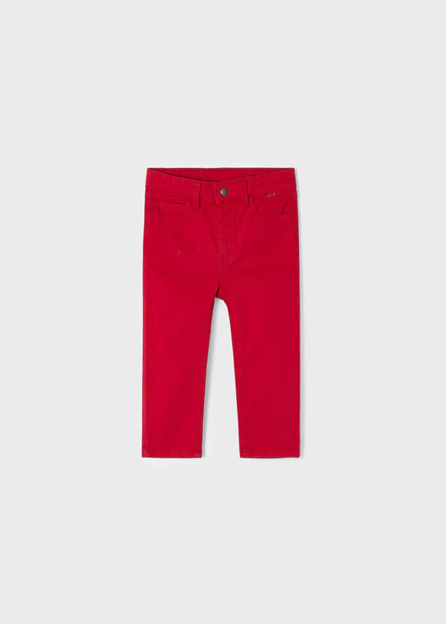 Mayoral 563 Long Pants ECOFRIENDS Slim Fit -Red (STHE)