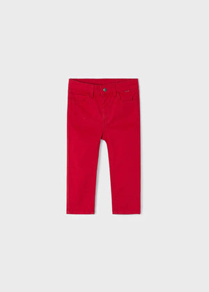 Mayoral 563 Long Pants ECOFRIENDS Slim Fit -Red (STHE)
