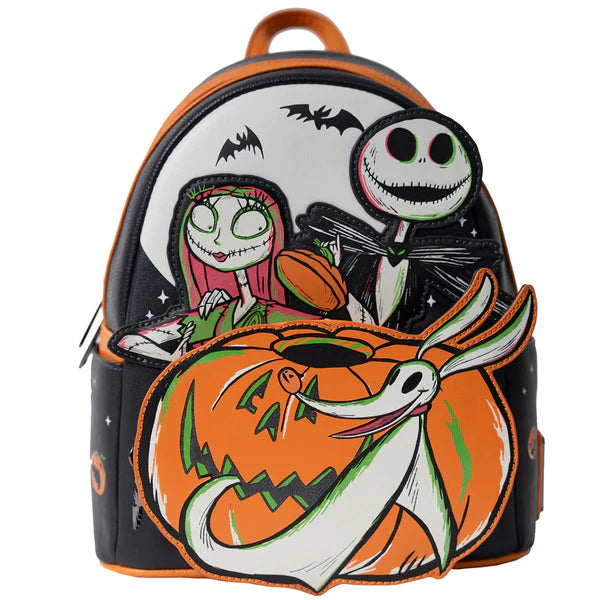 Loungefly The Nightmare Before Christmas Disney 100 Glow-in-the-Dark Mini Backpack