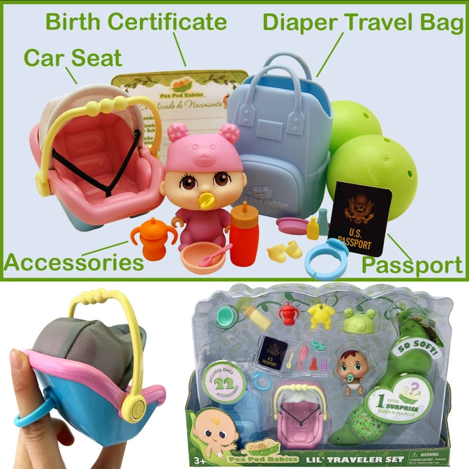 Pea Pod Babies Little Travel Set