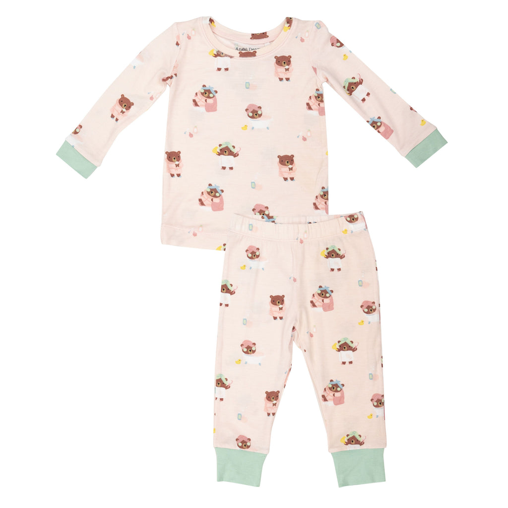 Angel Dear 171F3SPA Spa Day Longsleeve Loungewear Bamboo Set (STHE)