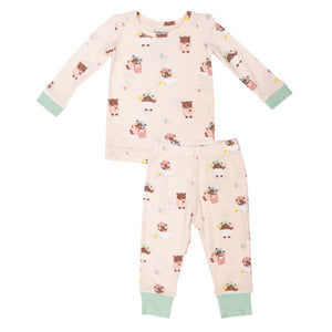 Angel Dear 171F3SPA Spa Day Longsleeve Loungewear Bamboo Set