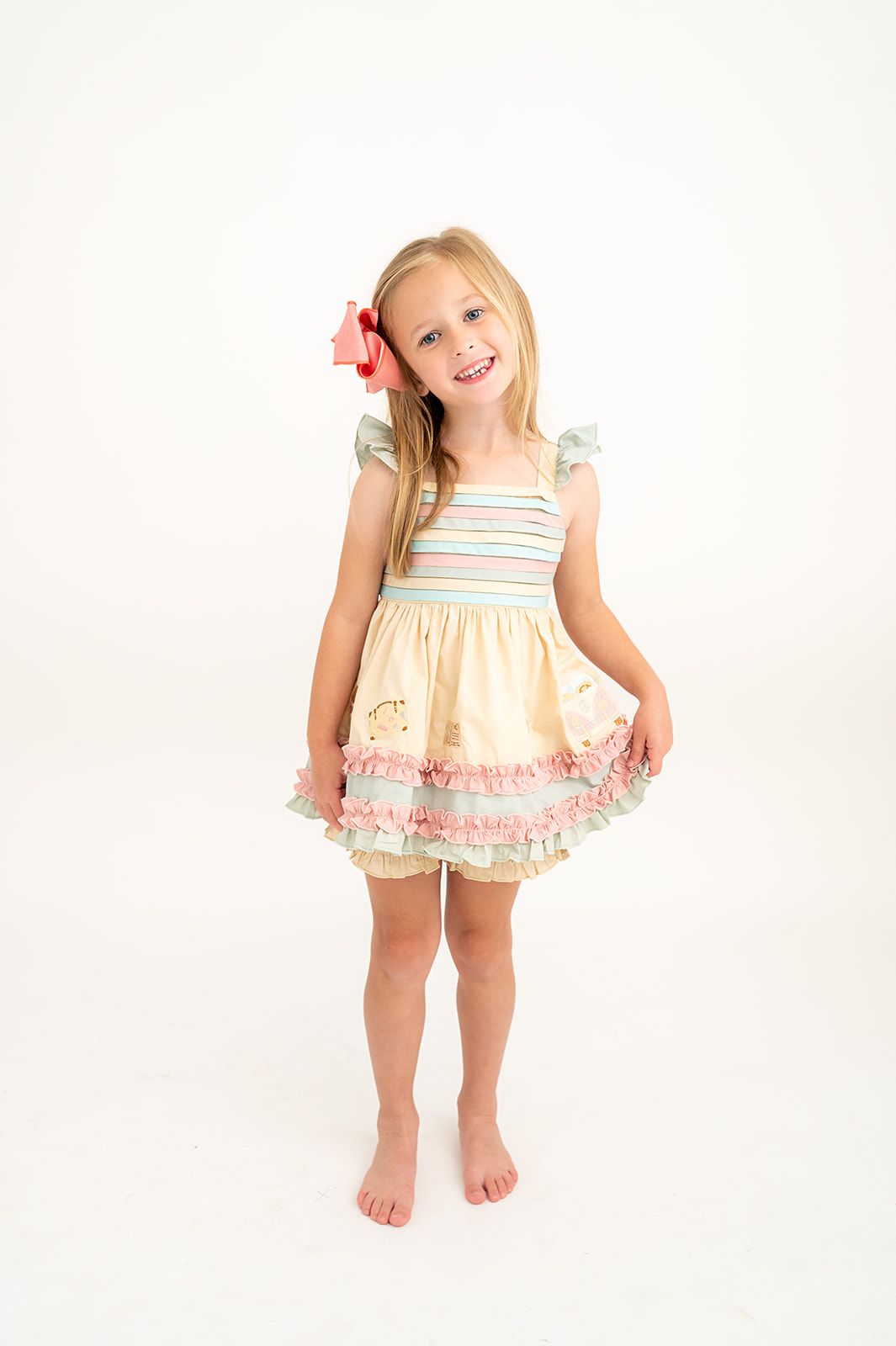 Evie's Closet S24-129C Summer Travels Tunic Set (STHE)