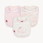 SWEETER THAN HUNNY BIB 3-PACK ﻿DF14MB05SR