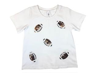 ML KIDS WHITE FOOTBALL TSHIRT GTOO6