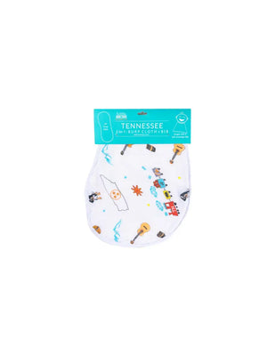 Little Hometown Tennessee Baby 2-in-1 Burp Cloth and Bib (Unisex) (STHE)