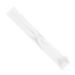 Wee Ones 1716-9 Add-a-Bow Cotton Jersey Baby Girls Hair Wrap