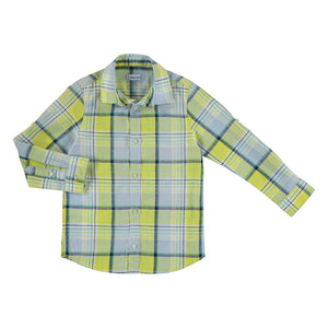Mayoral 3125-015 Lemon Linen Checked Shirt (STHE)