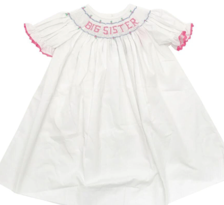 Banana Split Big Sister Smocked Dress