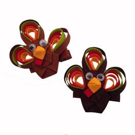 Bows for Belles Turkey Pair- Dark Brown