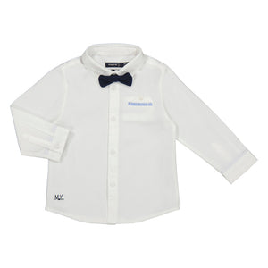 Mayoral 1115-40 Long Sleeve Dress Shirt with Bowtie