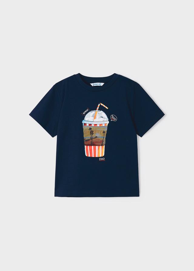 Mayoral 3014-040 Navy Graphic T-Shirt (HE)