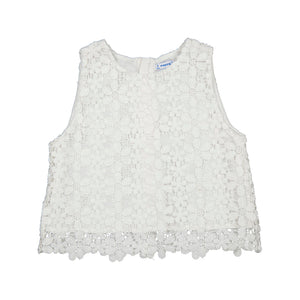 Mayoral 6064-078 Lace White Top (STHE)