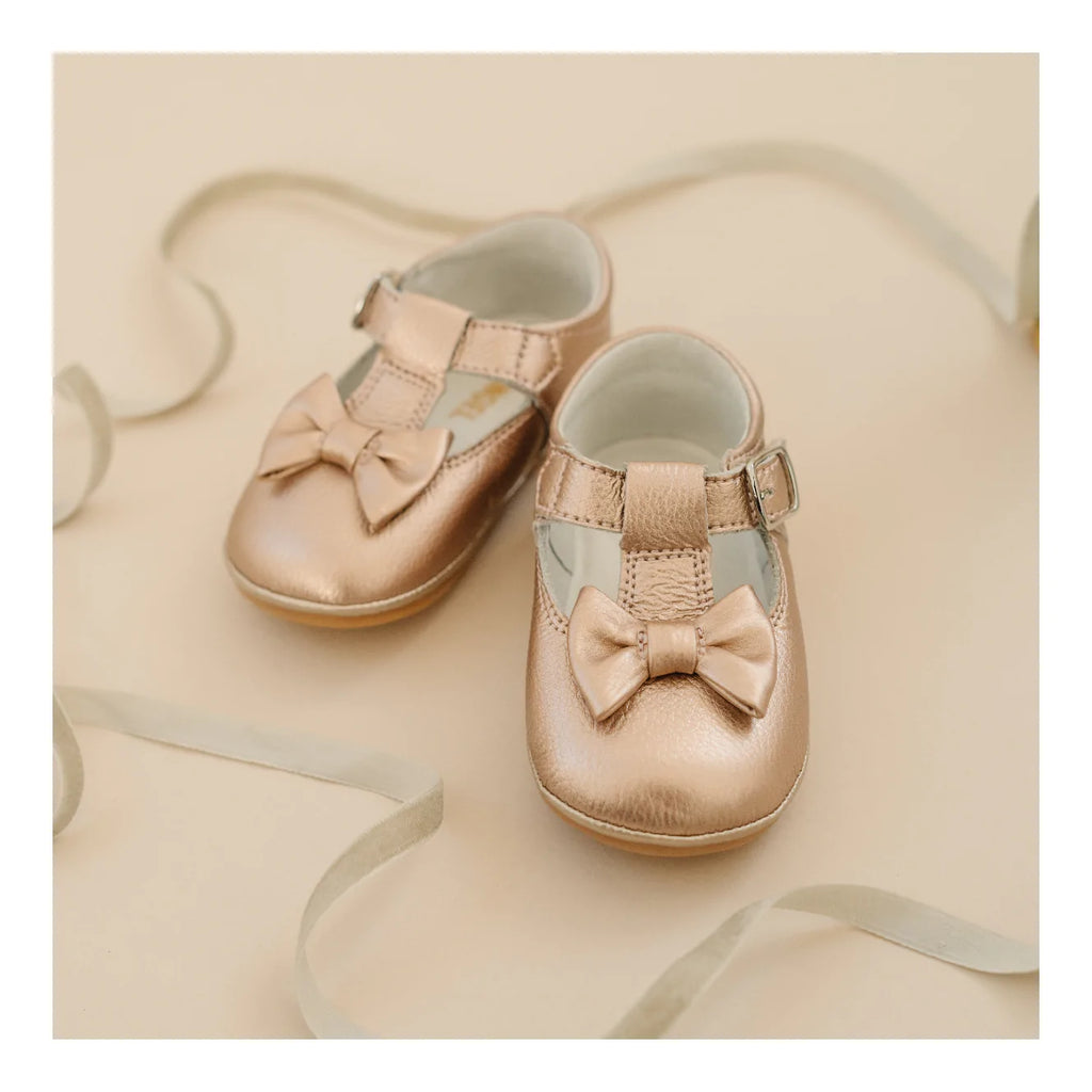 Angel Baby 2388RG Minnie Bow Leather  Mary Jane  (HE)