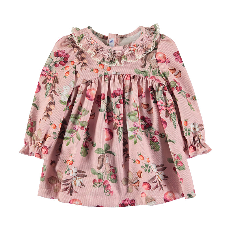 Mayoral 2948-030 Sweet Printed Corduroy Dress (STHE)