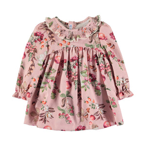 Mayoral 2948-030 Sweet Printed Corduroy Dress