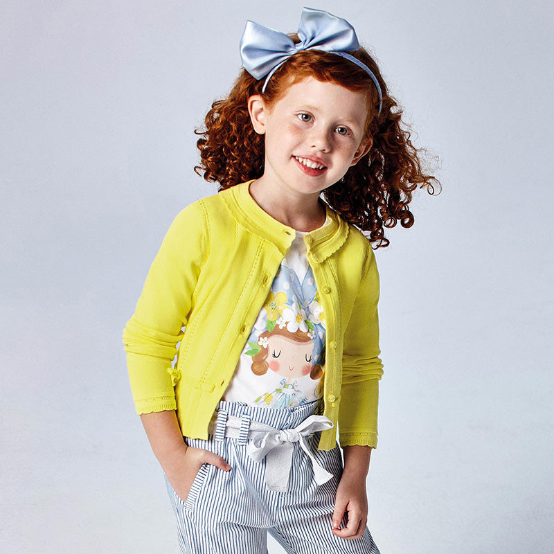 Mayoral 3324-039 Bright Yellow Cardigan (STHE)