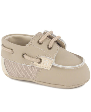 Baby Deer 4114 by Trimfoot Co. Tan Deck Shoe (STHE)