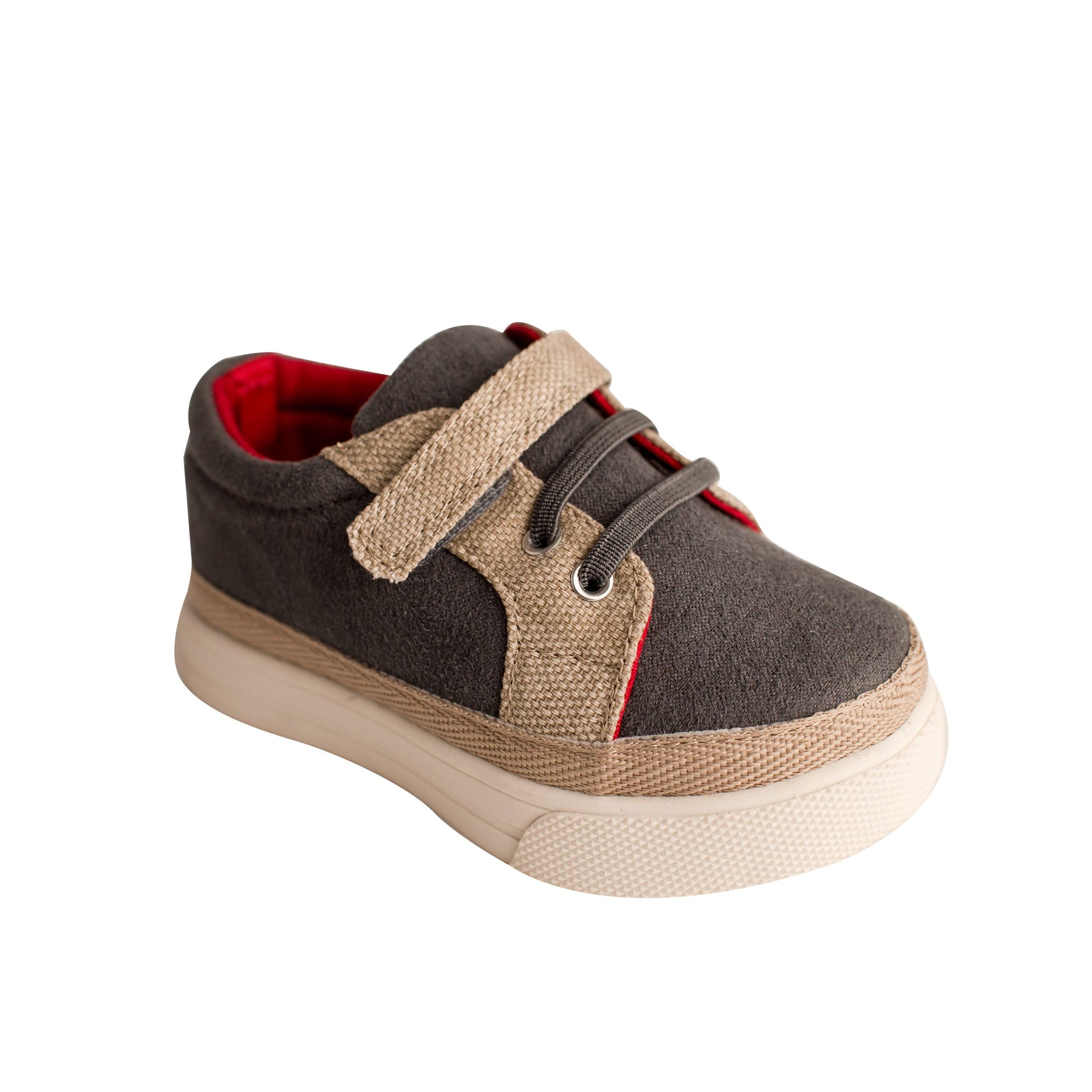 Baby Deer 6336 by Trimfoot Co. Grey Suede Cloth with Tan Trim (STHE)