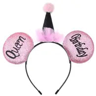 Little One USA Pink Minnie Ears Birthday Party Headband