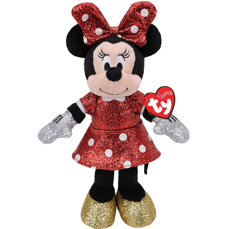 TY Minnie Mouse Red Super Sparkle
