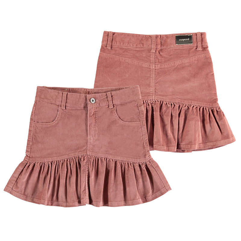 Mayoral 7931-040 Rose Corduroy Mini Skirt