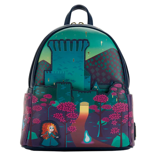 Loungefly Brave Princess Merida Castle Mini Backpack (HE)