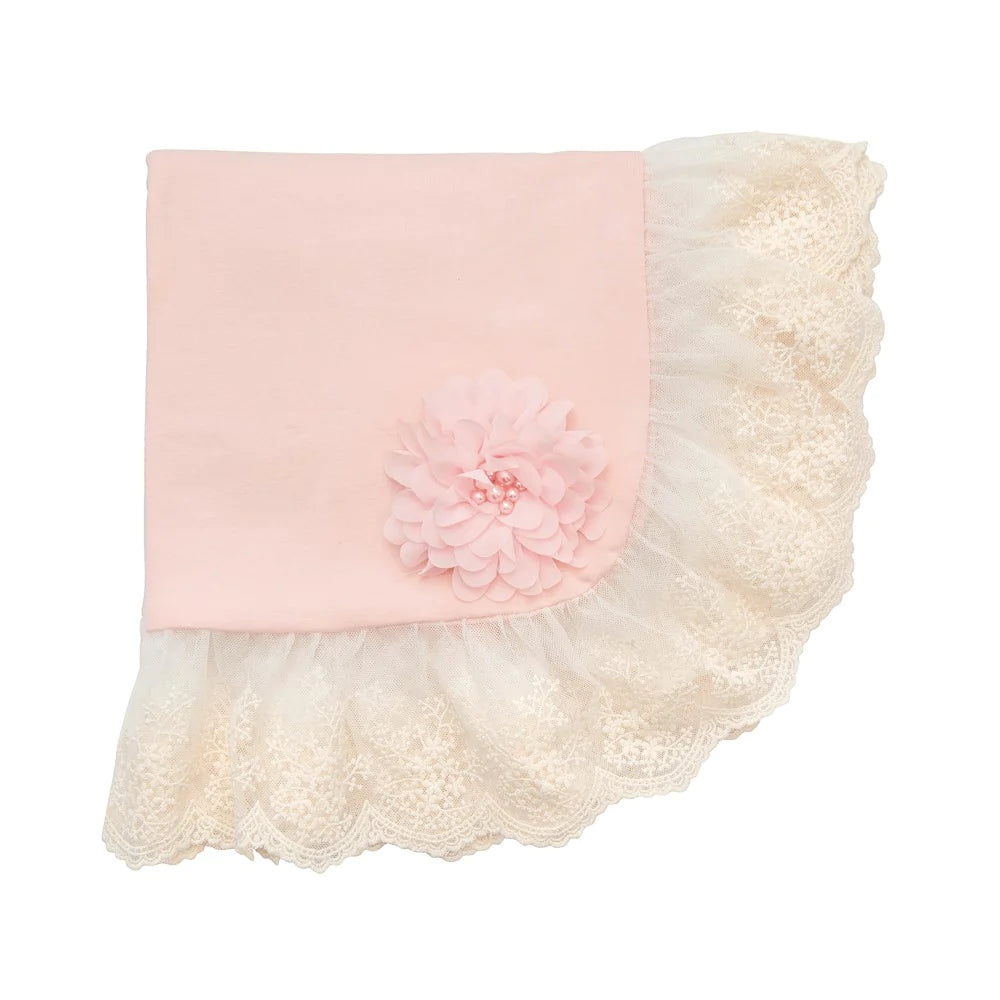 Haute Baby Chic Petit Baby Girls Receiving Blanket QCP02