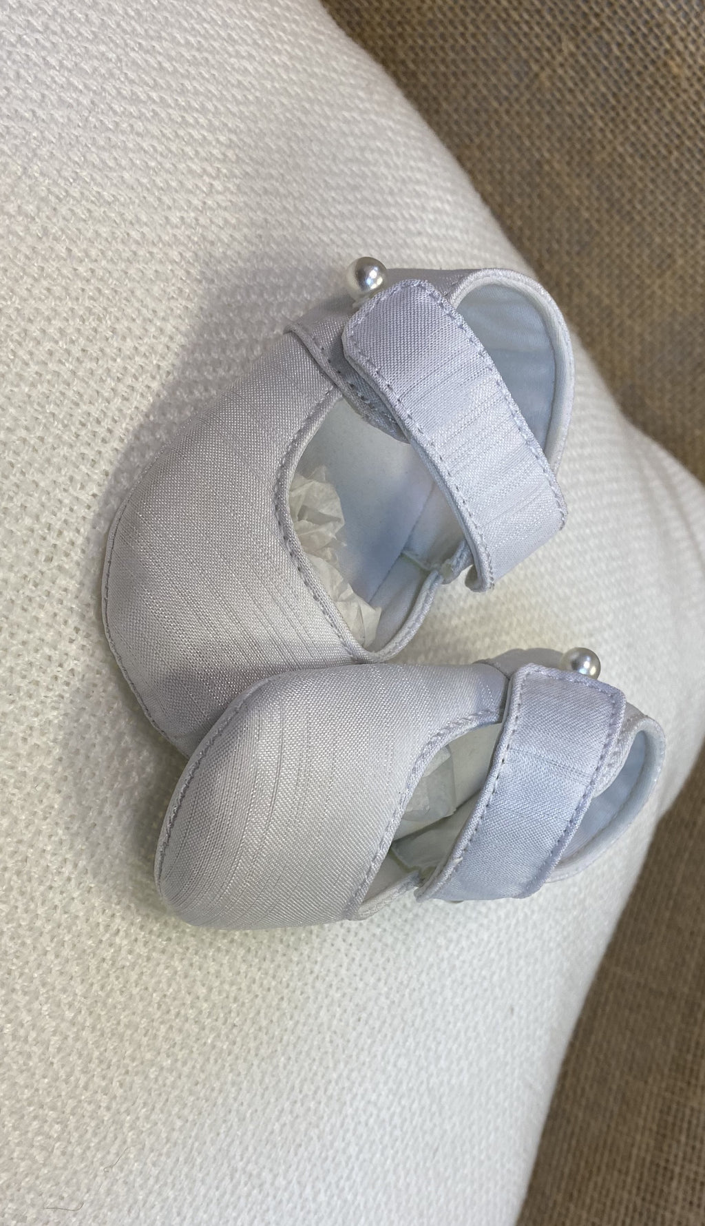 Baby Deer Monogram Shoes With Pearls (STHE)