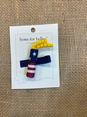 Bows for Belles American Flag Firecracker