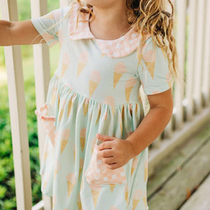 Sugar Bee Ice Cream Twirl Dress