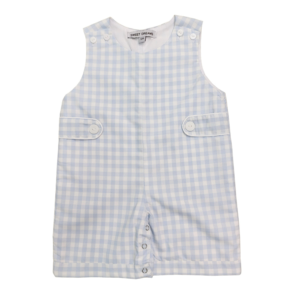 Sweet Dreams Light Blue Gingham Jon Jon (HE)