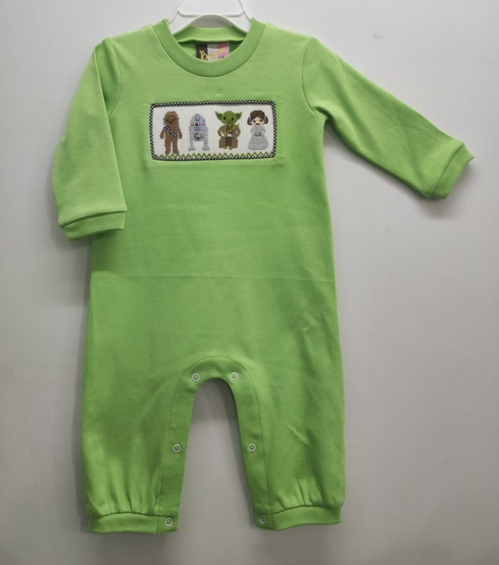Banana Split The Good Force Smocked Romper (STHE)
