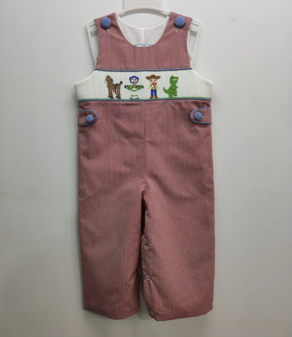 Three Sisters Toy Time Smocked Longall