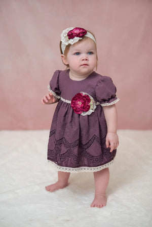 Haute Baby Violet Field Baby Dress CVF04