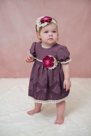 Maroon sales infant dress