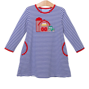 mini boden farm dress Baby Girl Farm Dress Collared | Coastal Jersey
