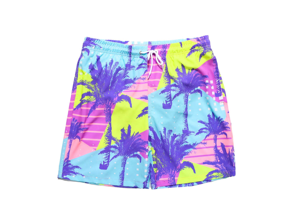 Blueberry Bay Goodtimes Palms Boys Swim Trunks (RHES)