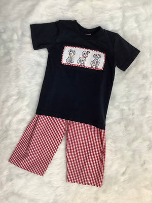 Banana Split Dalmatian Smock (STHE)
