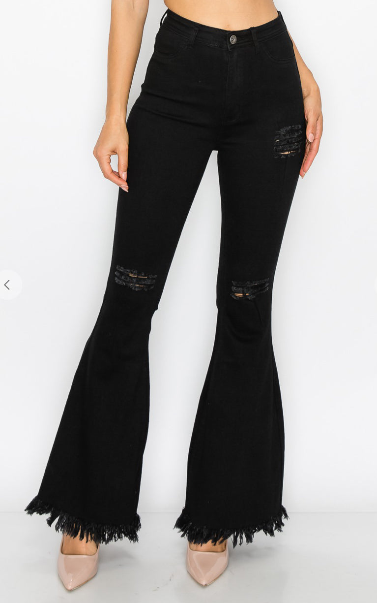 Lover Black Bell Bottoms