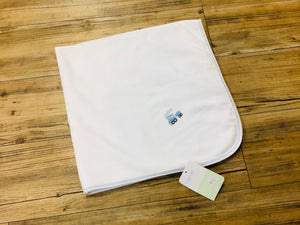 Magnolia Baby Train receiving blanket