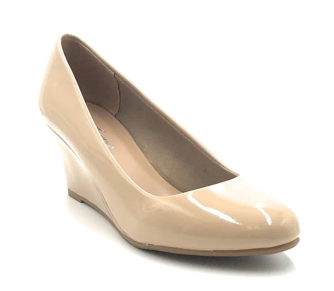 Link Nude Wedge Heels (STHE)